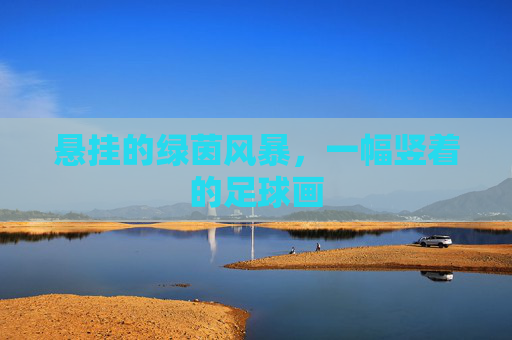 悬挂的绿茵风暴,一幅竖着的足球画