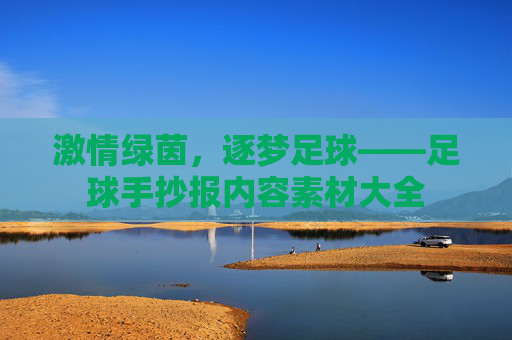 激情绿茵,逐梦足球——足球手抄报内容素材大全