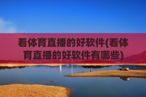 看体育直播的好软件(看体育直播的好软件有哪些)