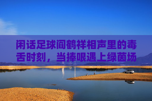 闲话足球阎鹤祥相声里的毒舌时刻，当捧哏遇上绿茵场