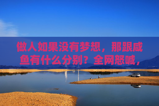 做人如果没有梦想,那跟咸鱼有什么分别?全网怒喊,我要少林足球!