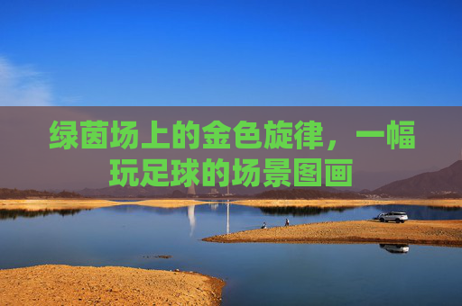 绿茵场上的金色旋律，一幅玩足球的场景图画