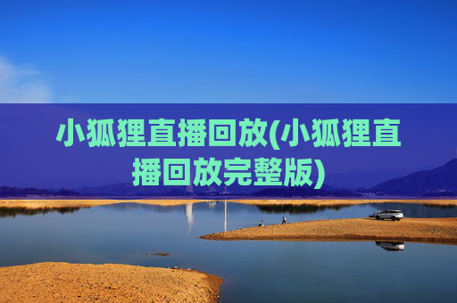 小狐狸直播回放(小狐狸直播回放完整版)