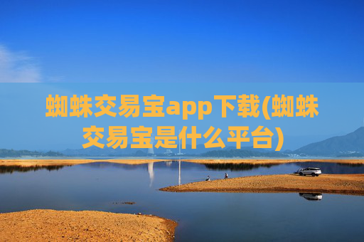 蜘蛛交易宝app下载(蜘蛛交易宝是什么平台)