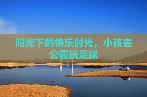阳光下的快乐时光，小孩去公园玩足球