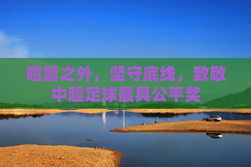 喧嚣之外,坚守底线,致敬中超足球最具公平奖