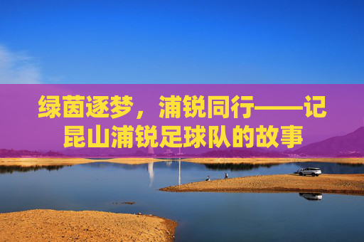 绿茵逐梦,浦锐同行——记昆山浦锐足球队的故事