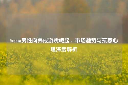 Steam男性向养成游戏崛起,市场趋势与玩家心理深度解析