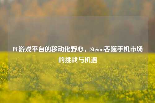 PC游戏平台的移动化野心,Steam吞噬手机市场的挑战与机遇