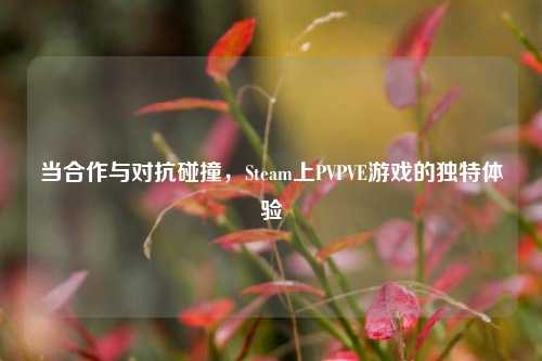 当合作与对抗碰撞,Steam上PVPVE游戏的独特体验