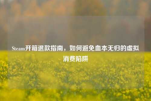 Steam开箱退款指南,如何避免血本无归的虚拟消费陷阱
