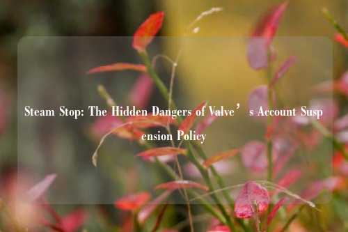 Steam Stop: The Hidden Dangers of Valve’s Account Suspension Policy