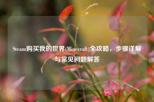 Steam购买我的世界(Minecraft)全攻略，步骤详解与常见问题解答
