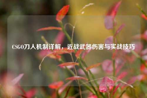 CSGO刀人机制详解，近战武器伤害与实战技巧