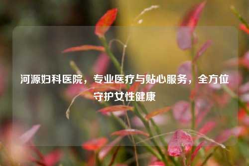 河源妇科医院，专业医疗与贴心服务，全方位守护女性健康