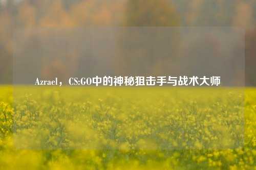 Azrael，CS:GO中的神秘狙击手与战术大师