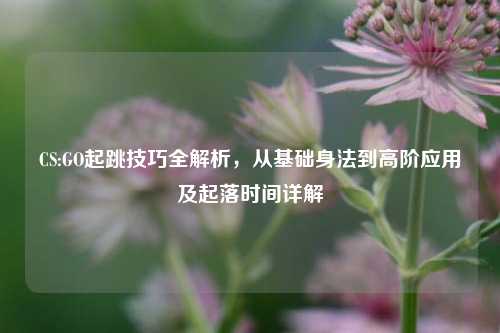 CS:GO起跳技巧全解析,从基础身法到高阶应用及起落时间详解
