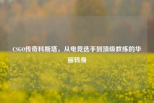 CSGO传奇科斯塔，从电竞选手到顶级教练的华丽转身