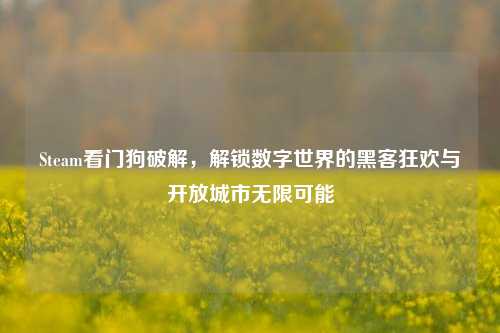 Steam看门狗破解,解锁数字世界的黑客狂欢与开放城市无限可能