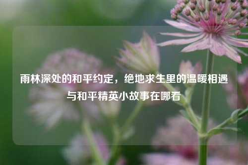 雨林深处的和平约定,绝地求生里的温暖相遇与和平精英小故事在哪看