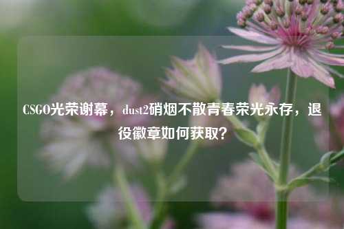 CSGO光荣谢幕，dust2硝烟不散青春荣光永存，退役徽章如何获取？