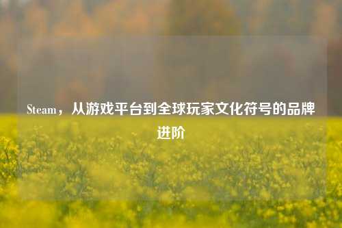 Steam,从游戏平台到全球玩家文化符号的品牌进阶