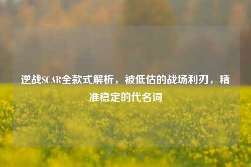 逆战SCAR全款式解析，被低估的战场利刃，精准稳定的代名词