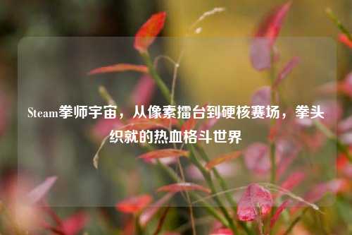 Steam拳师宇宙,从像素擂台到硬核赛场,拳头织就的热血格斗世界