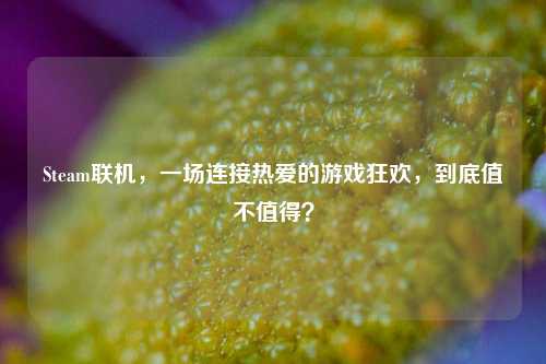 Steam联机，一场连接热爱的游戏狂欢，到底值不值得？