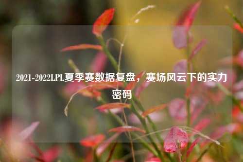 2021-2022LPL夏季赛数据复盘,赛场风云下的实力密码