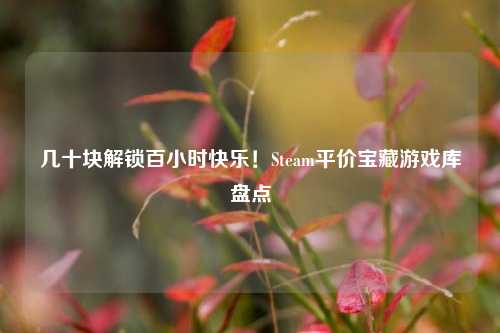 几十块解锁百小时快乐！Steam平价宝藏游戏库盘点